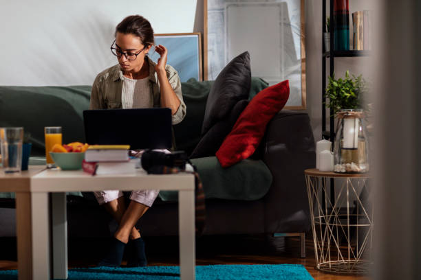 istock Going over her to do list for the day 1220845952