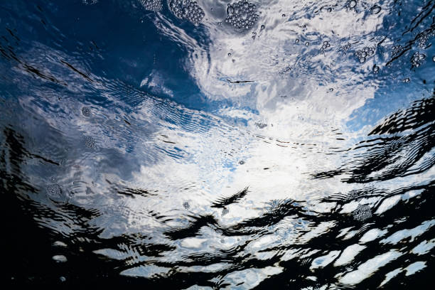 istock Water Surface From Below With Cloudscape, Komodo National Park, Indonesia 1220846585
