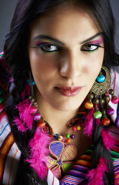istock Gorgeous peruvian woman 1220847660
