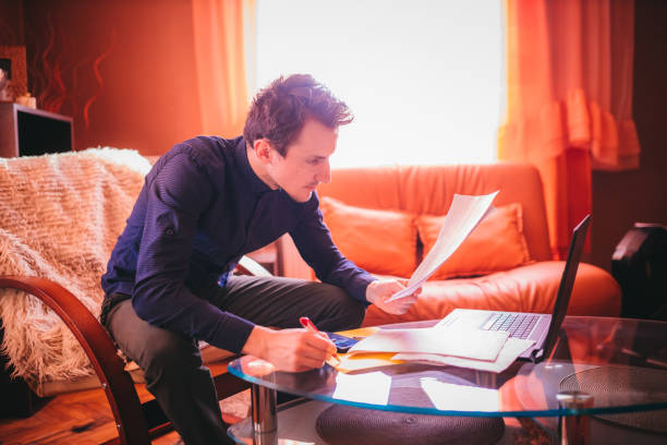 istock Man worried about his monthly payments 1220848047