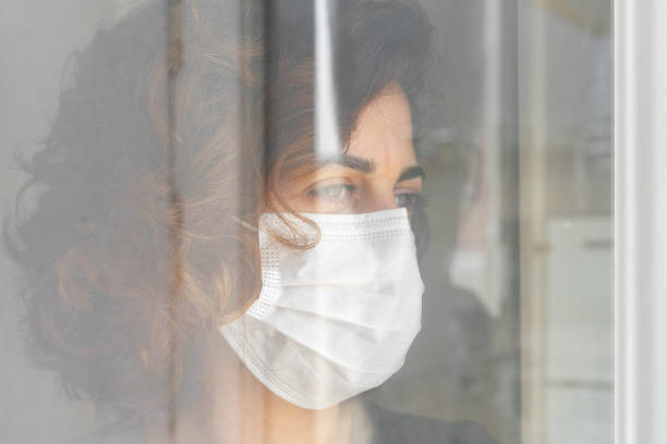 istock Woman in Isolation Quarantine Coronavirus 1220859546
