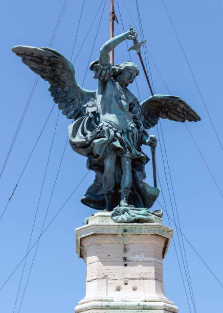 istock St Michael statue on top of Castel Sant'Angelo in Rome 1220859625