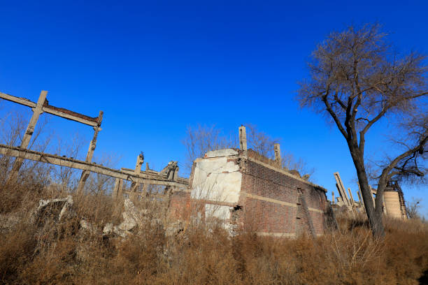 Concrete frame in the wild, China.\