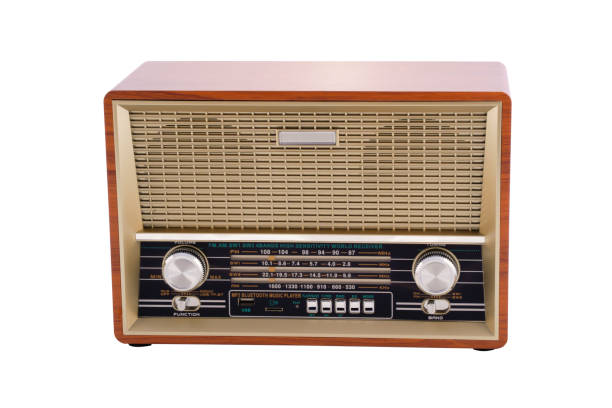 istock old radio with wood and cloth 1220861855