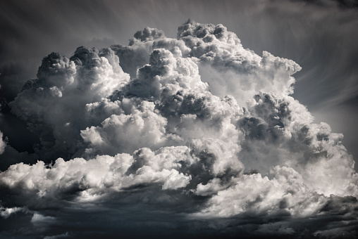 A huge cloud bringing the storm - large cumulonimbus
