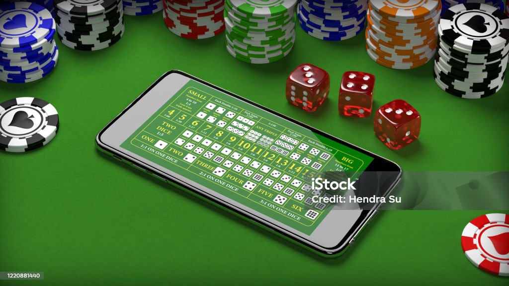 Online Casino Gambling Concept With Smartphone Stock Photo - Download Image  Now - Gambling, Internet, Casino - iStock