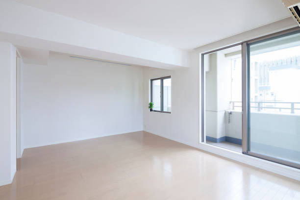 istock Living space with no furniture 1220882287