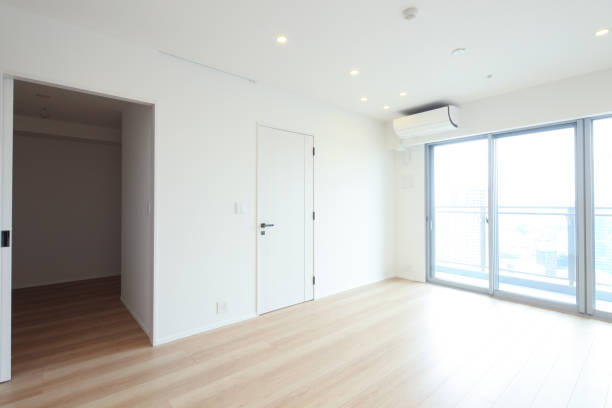 istock Living space with no furniture 1220882317