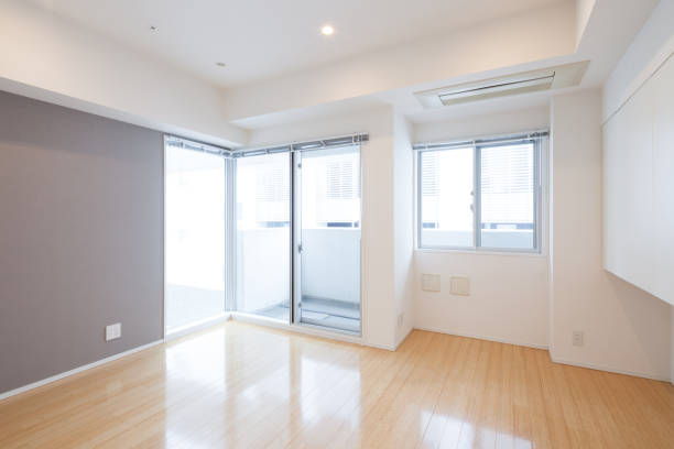 Living space with no furniture
