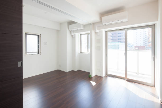 istock Living space with no furniture 1220882446