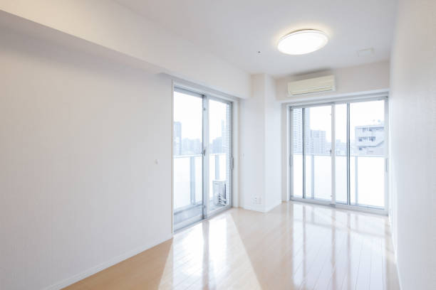 istock Living space with no furniture 1220883017