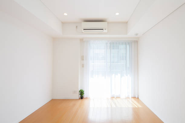 Living space with no furniture