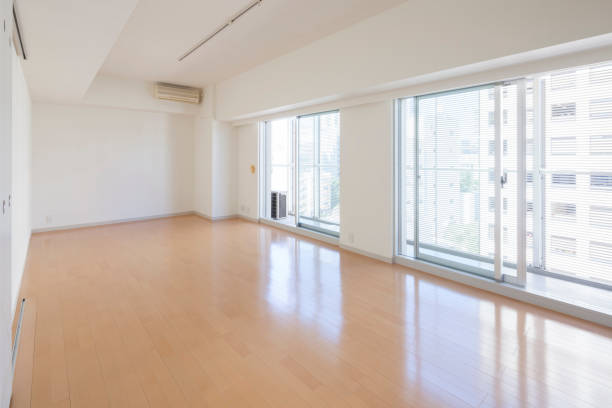 istock Living space with no furniture 1220883301