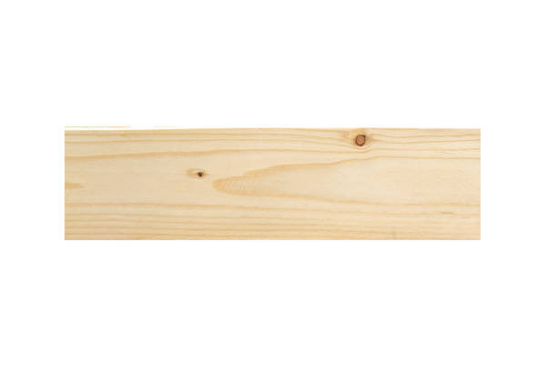 istock Plank wood isolated on white background 1220885086