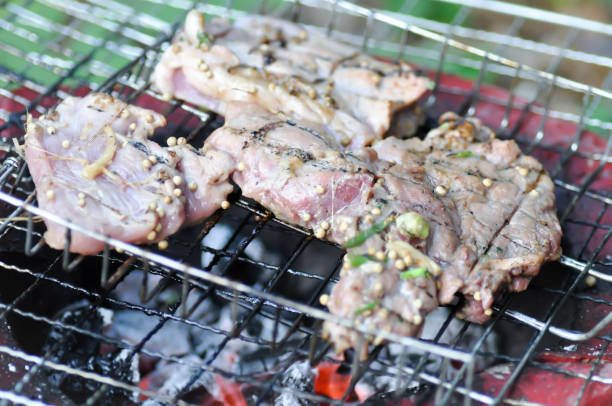 istock grilled beef and grilled pork 1220889167