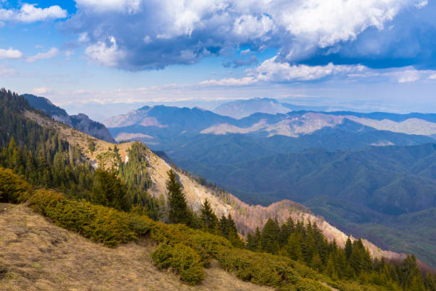istock Mountain scenery in the Transylvanian Alps in spring 1220901323