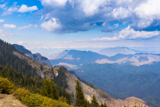istock Mountain scenery in the Transylvanian Alps in spring 1220901325