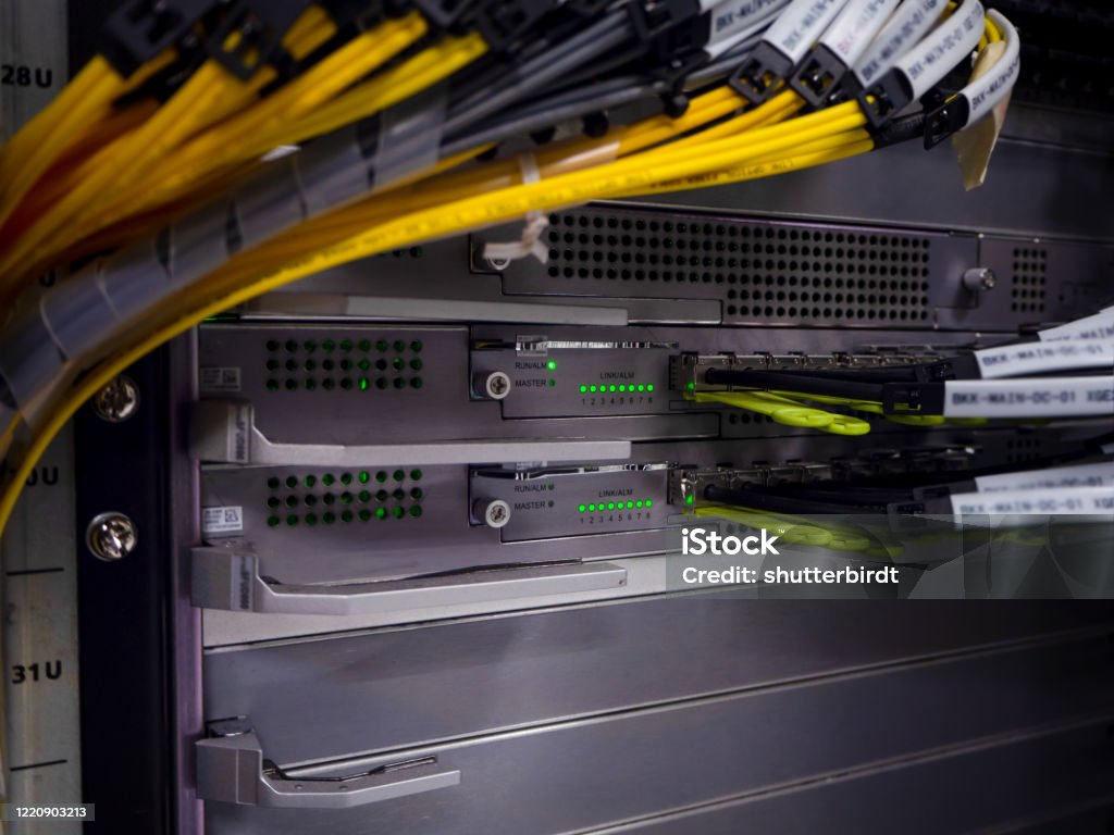 Computer Telecommunication Technology Computer Network Telecommunication Ethernet Cables Stock ...