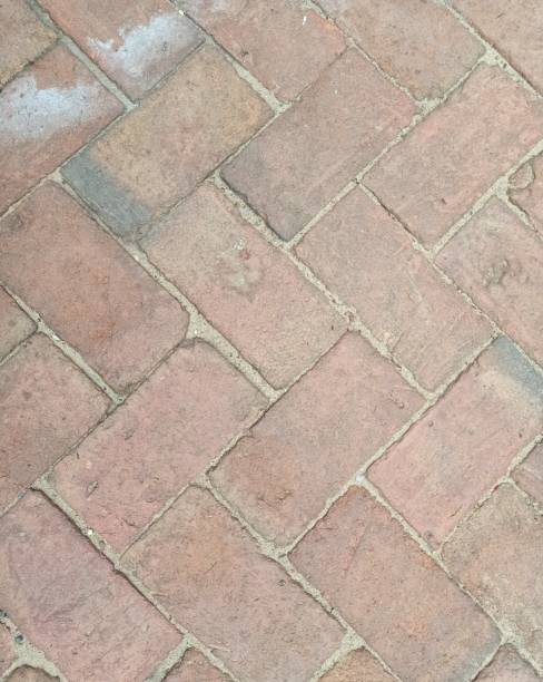 istock The ground covered with many red bricks that can be used as a background 1220907893