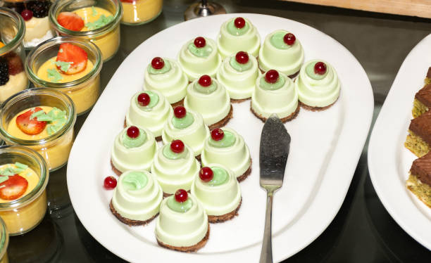 istock Hotel or catering luxury event or celebration. Catering food 1220912280