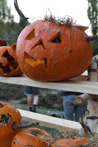 istock Halloween Pumpkin Carvings 1220922444