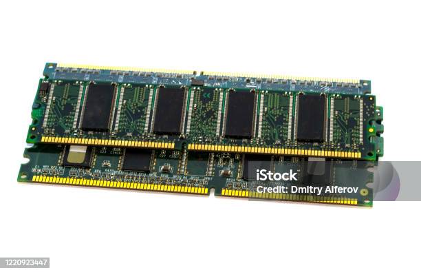 Modular Dmm Two Moduls Dmm Memory For Compuers Closeup Stock Photo - Download Image ...