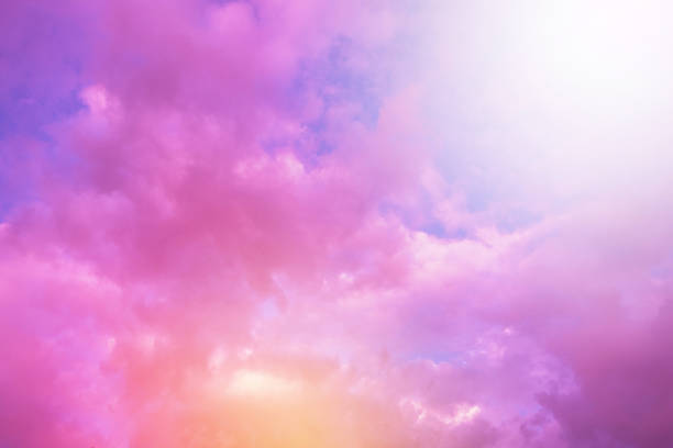istock Pink sky background of colorful. 1220923852