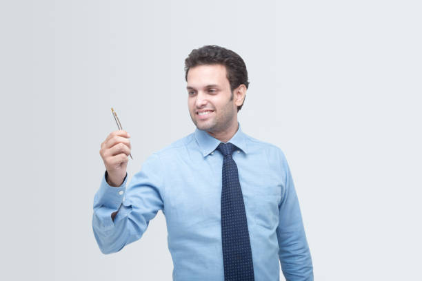 White Background, Businessman, Cut Out, Indian ethnicity, Delhi,