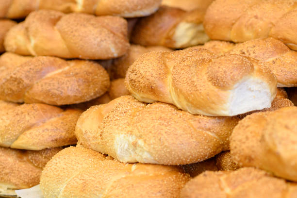 istock Fresh challah for sale at local market 1220924995