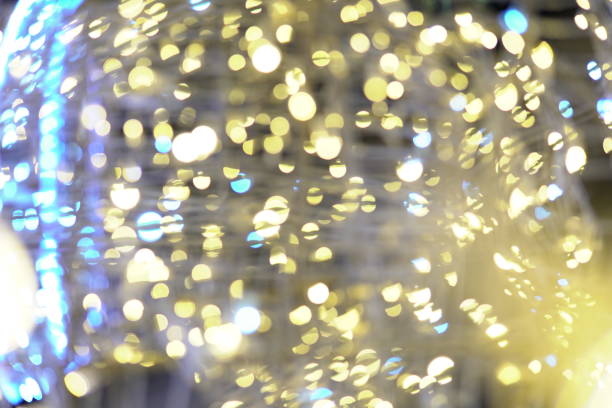 istock Lights garland Christmas side new year holiday decor 1220929715