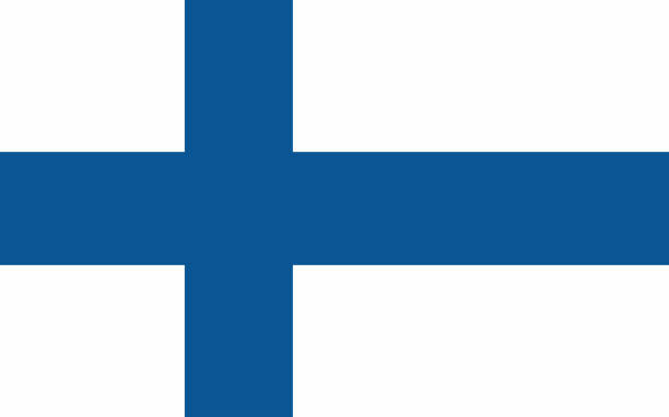 Finland flag vector graphic. Rectangle Finnish flag illustration. Finland country flag is a symbol of freedom, patriotism and independence. Finland flag vector graphic. Rectangle Finnish flag illustration. Finland country flag is a symbol of freedom, patriotism and independence. finland stock illustrations
