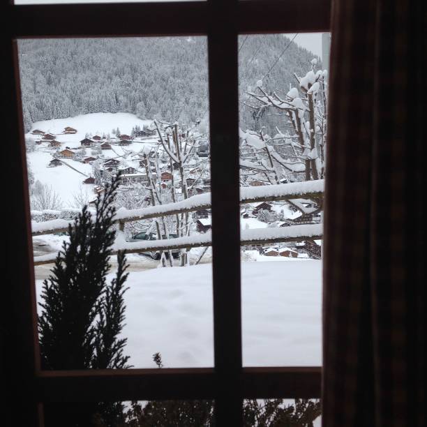 istock View from the chalet, La Clusaz 1220935038