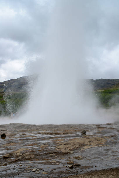 istock Strokkur Geyser erupting - Iceland 1220935078