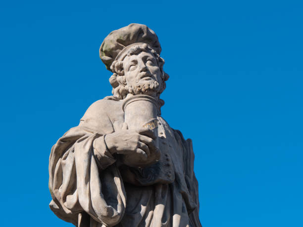 istock Saint Damian Statue on Charles Bridge, Prague, Czech Republic 1220936088