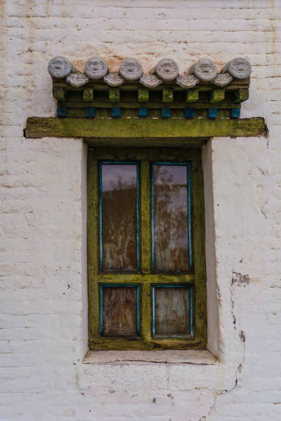 istock Scenic view Buddhist temple in Mongolian tribe village 1220944827