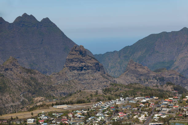 istock village cilaos, reunion island 1220949605