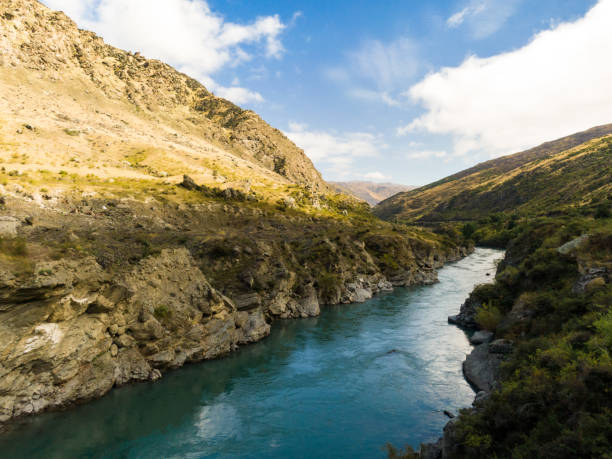 istock Aerial view of a river 1220949815