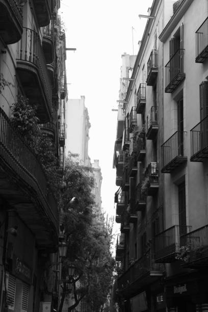 istock Narrow street, Barcelona 1220954948