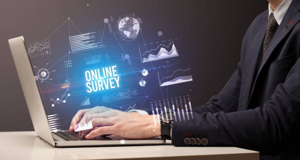 istock Businessman working on laptop, business concept 1220955213