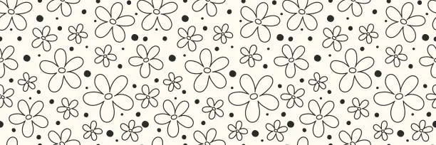 Vector illustration of Floral seamless pattern. Mother’s Day, Women’s Day and Valentine’s Day banner. Vector