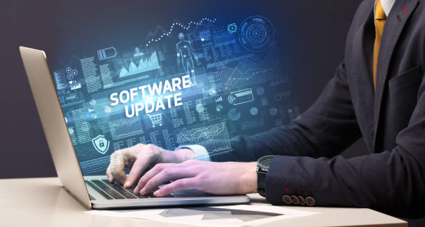 istock Businessman working on laptop 1220956841