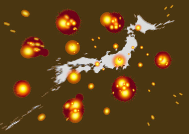 Enlarged image of the new Coronavirus COVID-19 (Japan)