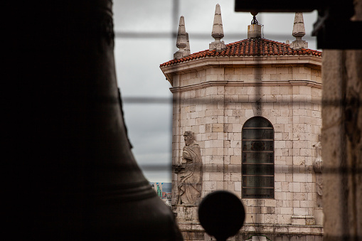 View of the Cathedral Basilica of the Assumption of the Virgin Mary of Santander, Spain