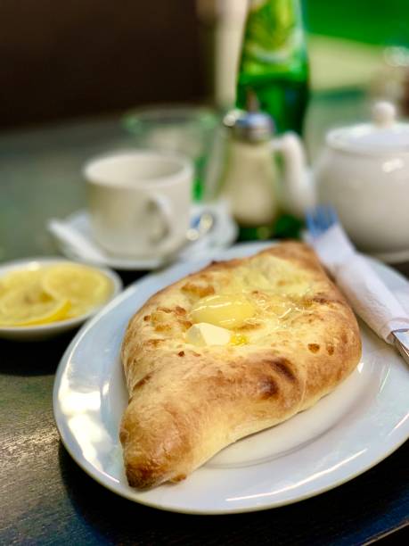 istock Khachapuri.  Georgian cuisine. 1220962960