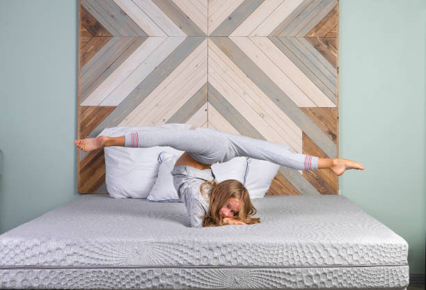 istock Girl is engaged in gymnastics 1220967186