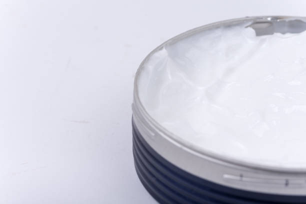 istock Blue box for cosmetic creme over white 1220968045