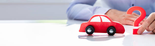 istock Are You Covered Concept Next To Car 1220975383