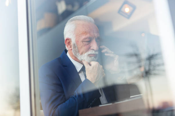 istock Senior businessman having a phone call 1220975610