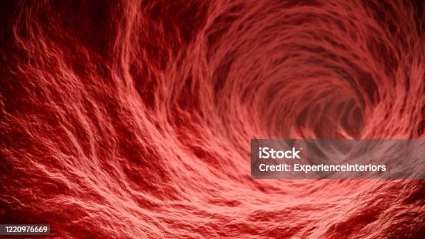 Inside Of Human Body Conceptual Render Stock Photo - Download Image Now - Inside Of, The Human Body, Blood Vessel