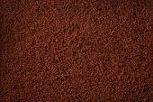 Coffee grind texture background , close up